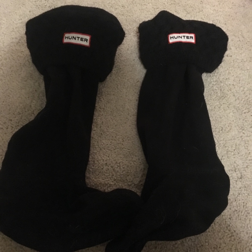 Hunter boot socks, never worn